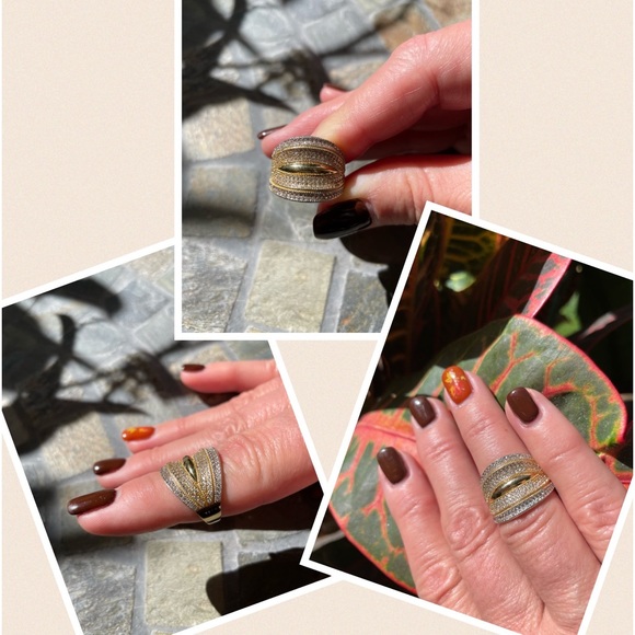 14K gold CZ ring - Picture 3 of 12